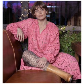 Kjole Nelly Flower Coral Pink