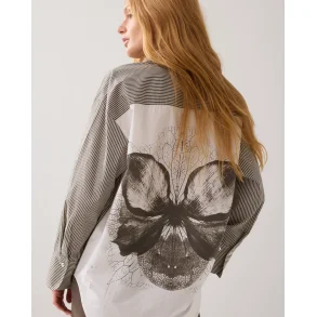 Skjorte i Mixet Print 