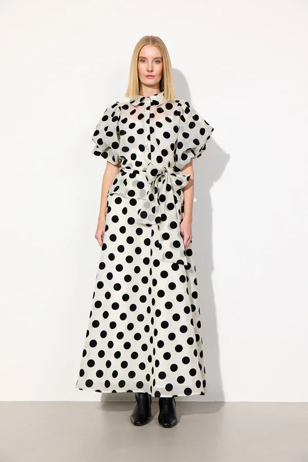 Nederdel Bobby Dots Hvid