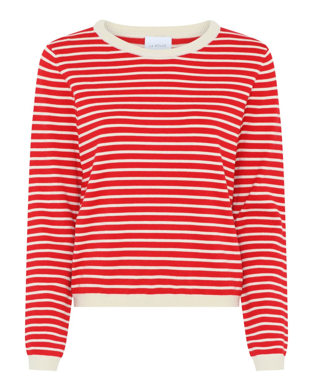 Bluse Sailor Knis L/S Off White/Red