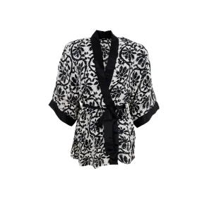 Kimono Luna Short Black Lily