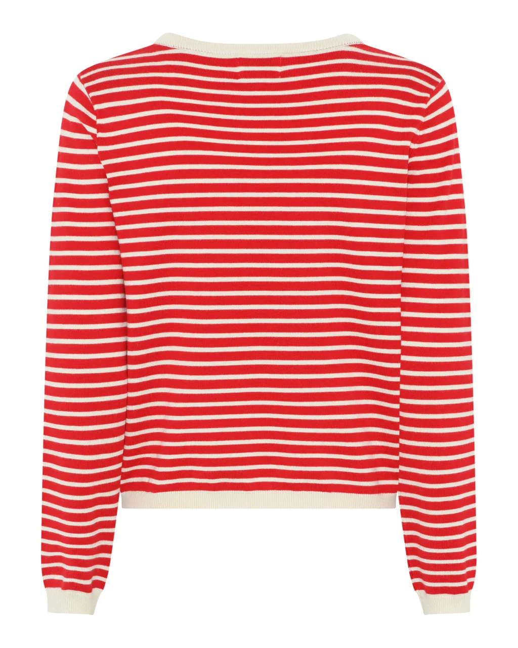 Bluse Sailor Knis L/S Off White/Red