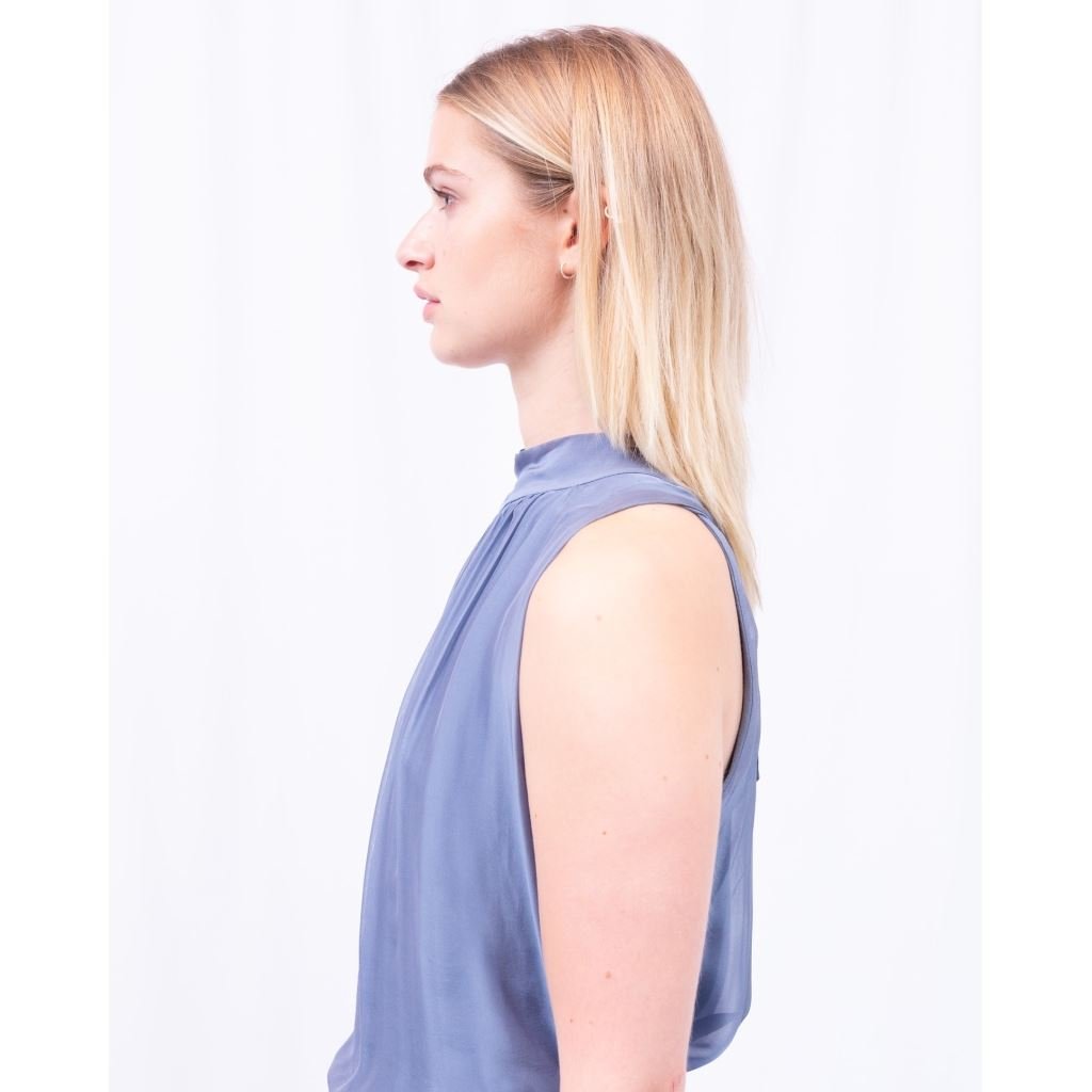 Bluse Siw Top Dove Blue
