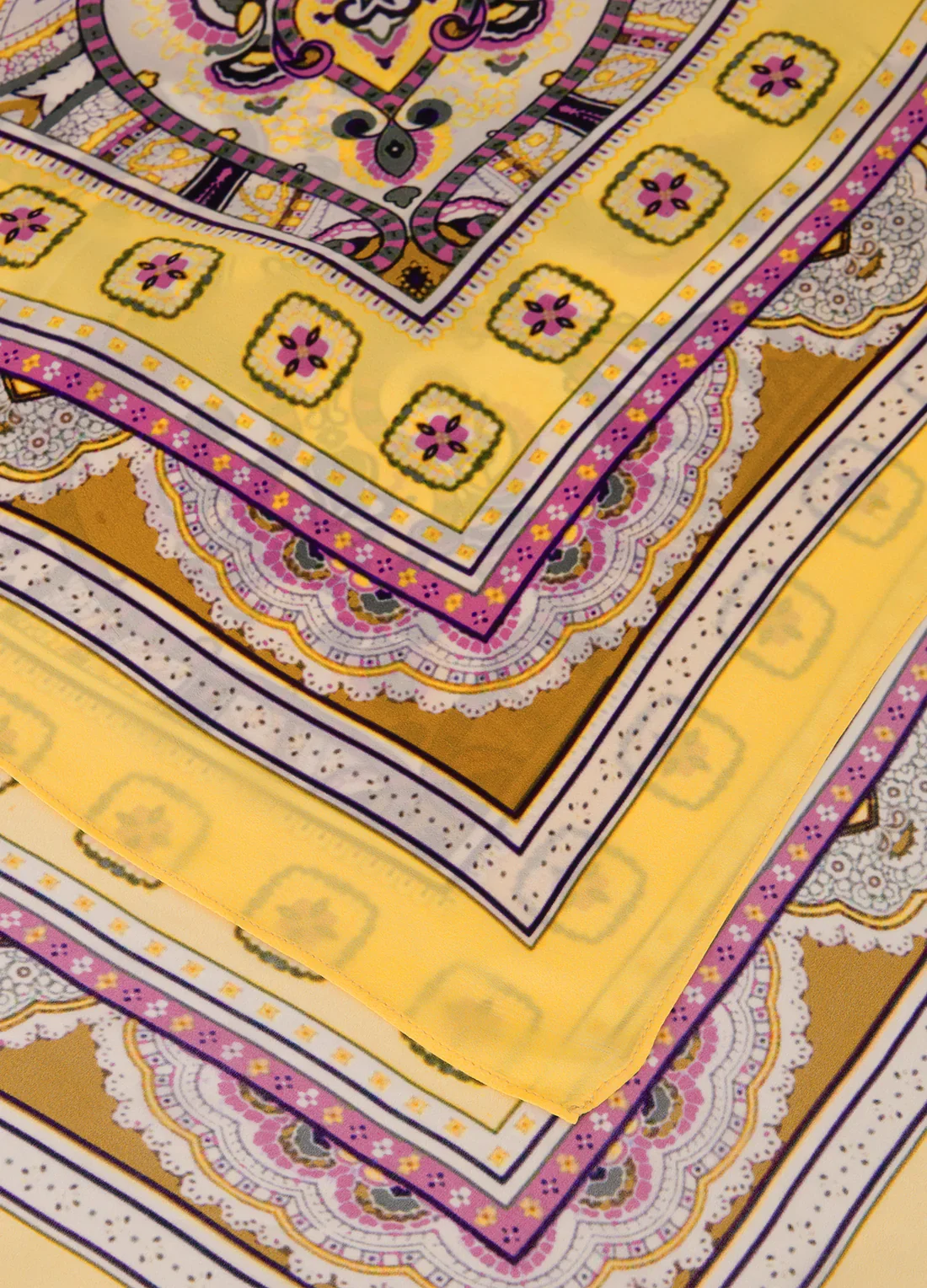 Trklde Shiny Square Gul