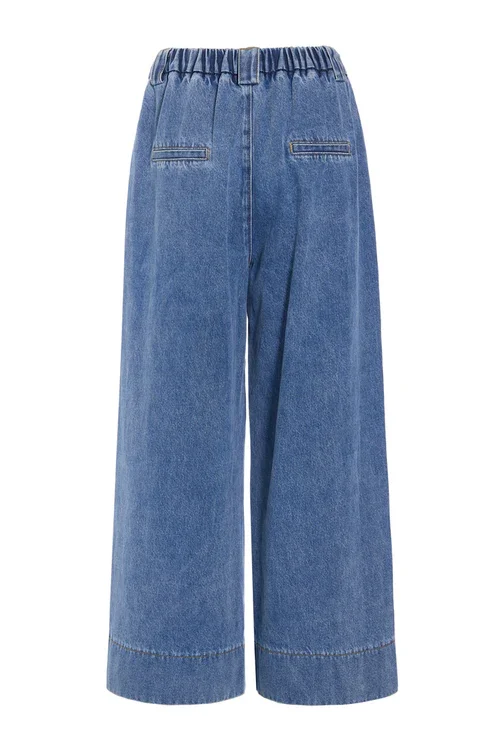 Bukser Nala Wide Denim Stonewash