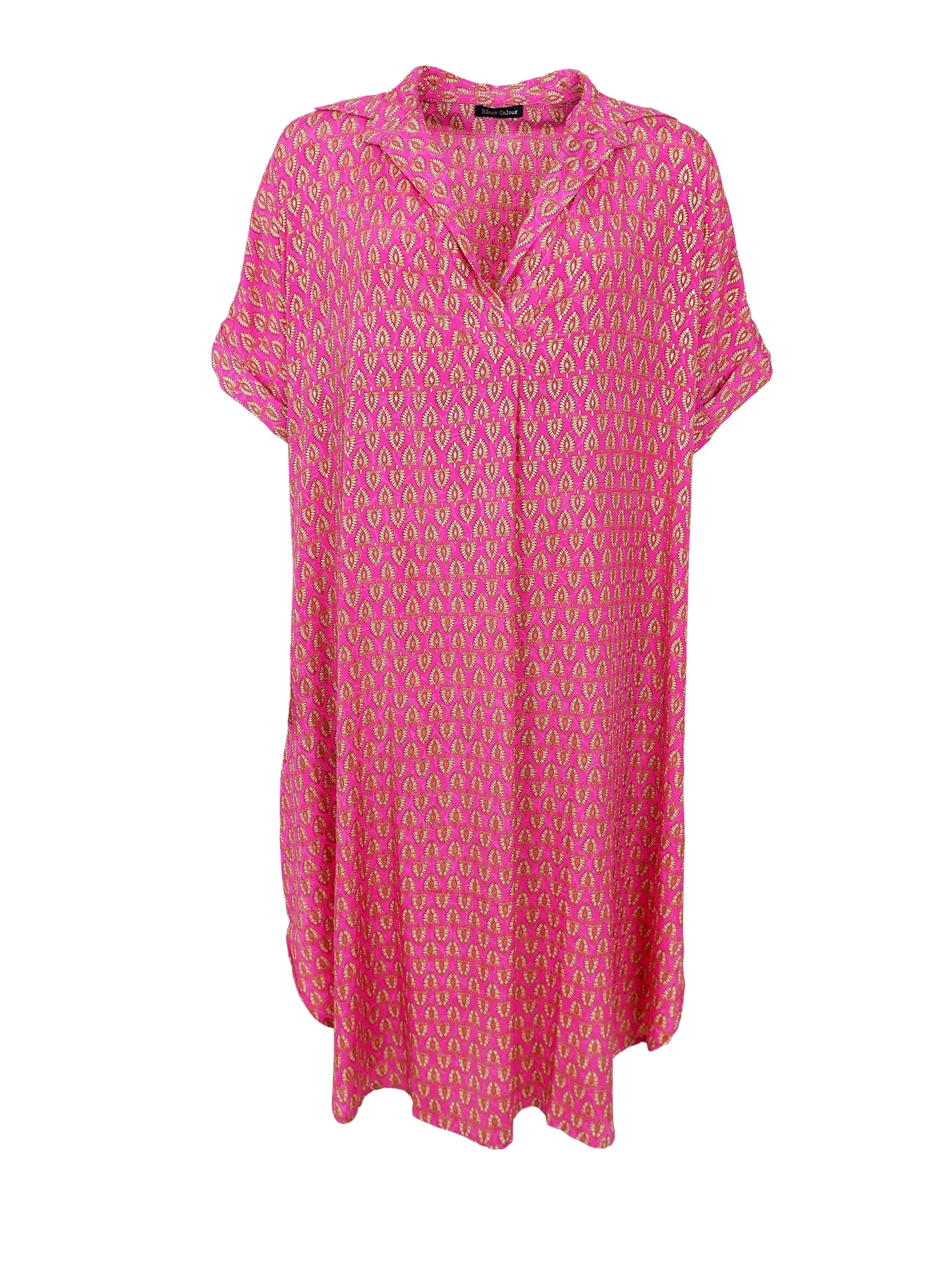 Tunika - Luna s/s Kaftan Tunic - pink