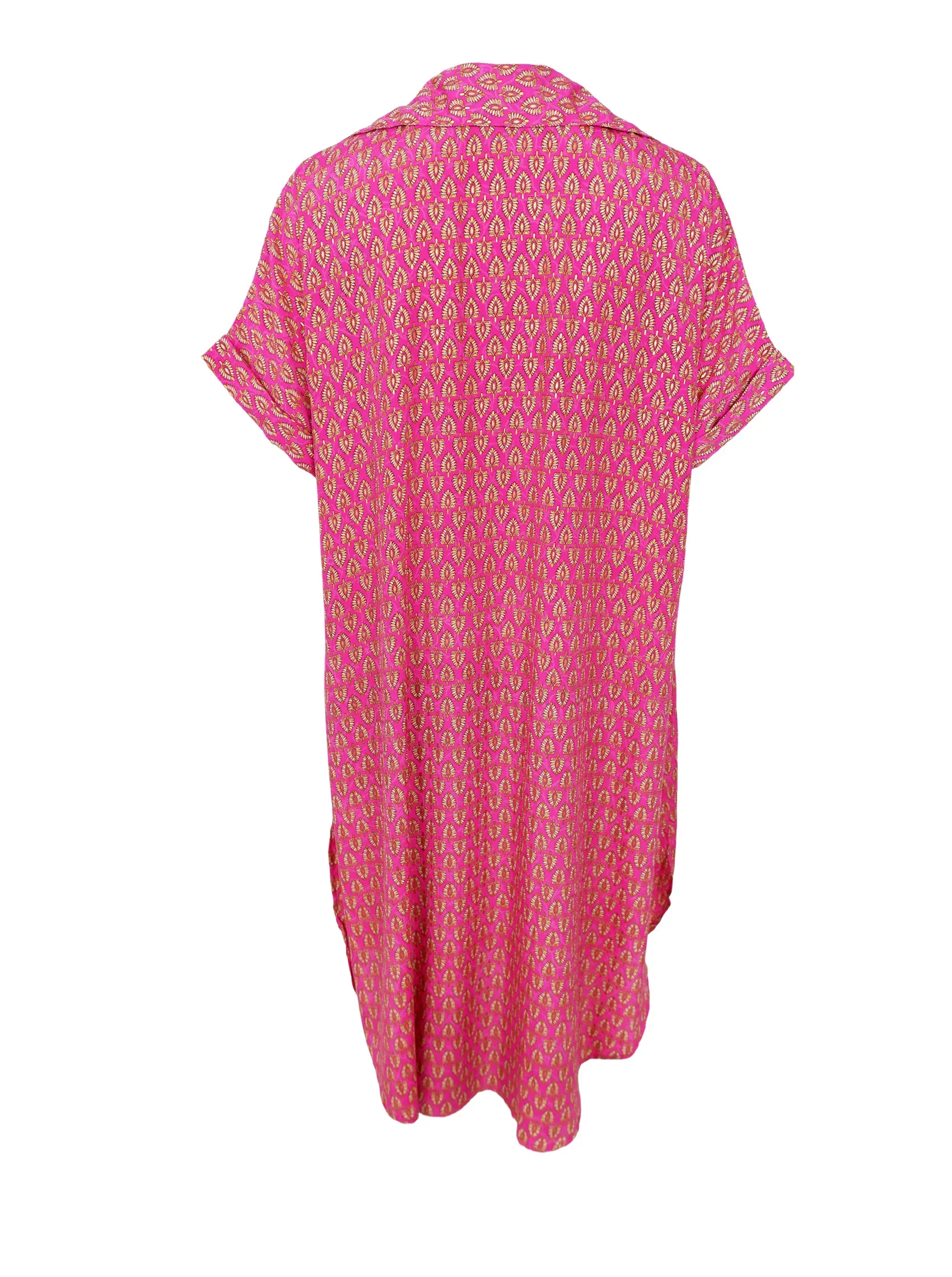 Tunika - Luna s/s Kaftan Tunic - pink