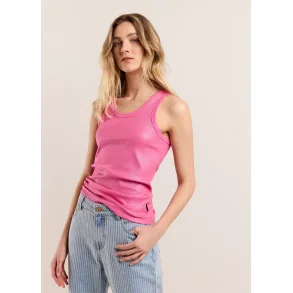 Top Rib Pink med shine