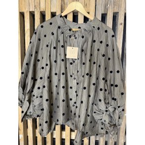 Bluse Luftig Wide Fit Army