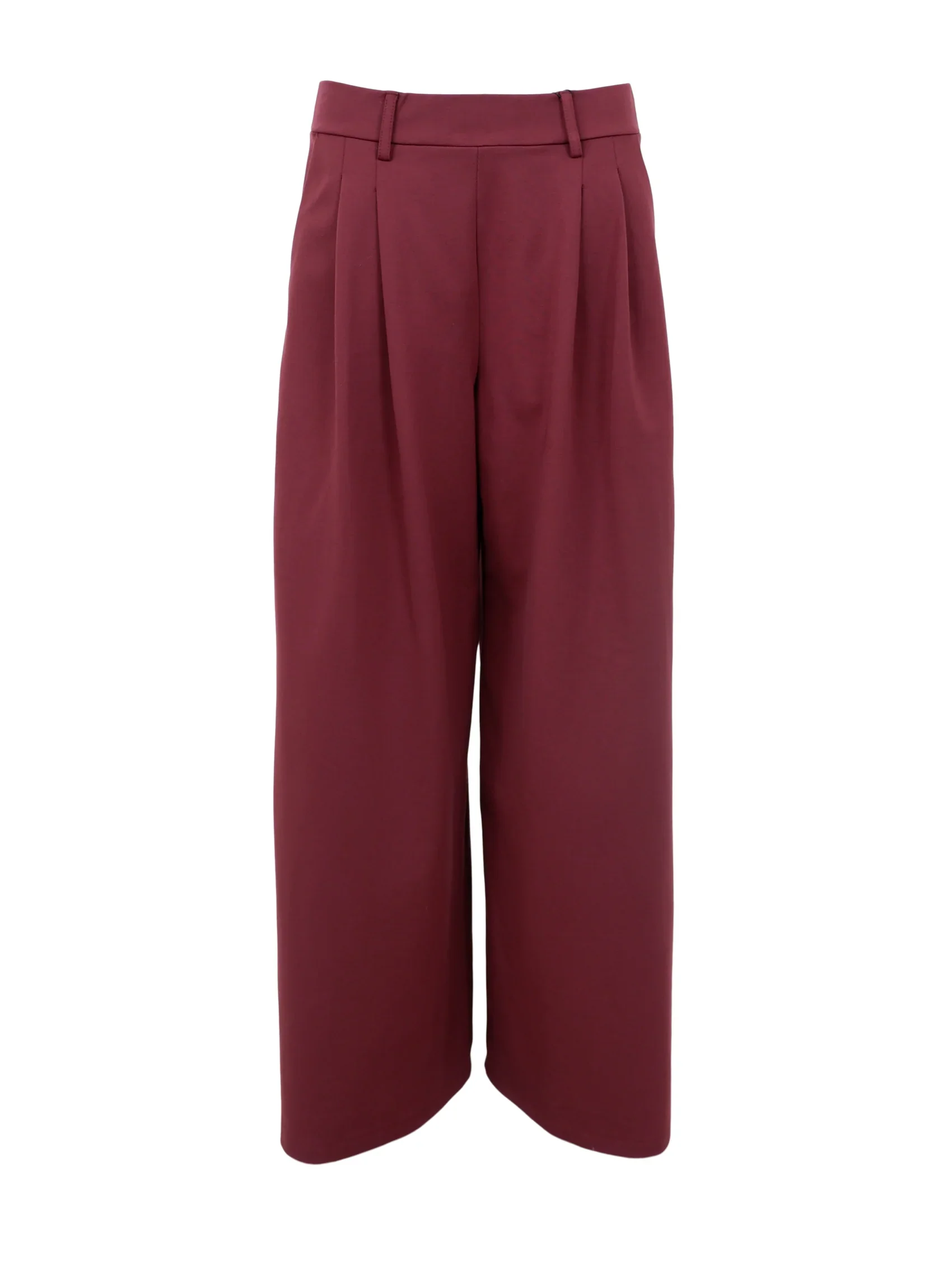 Bukser Davi Wideleg Plum