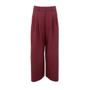 Bukser Davi Wideleg Plum