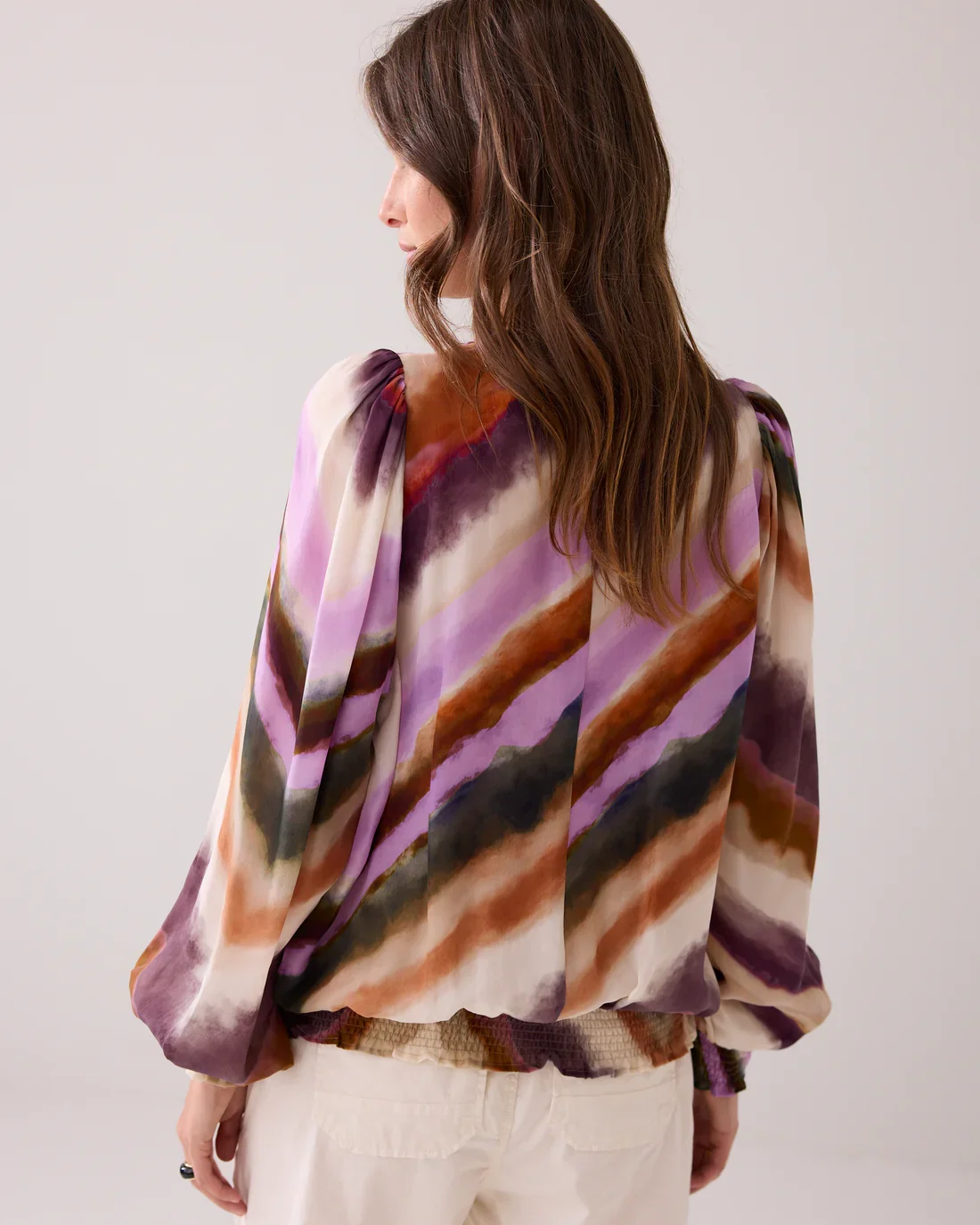 Bluse Med Smock Detaljer