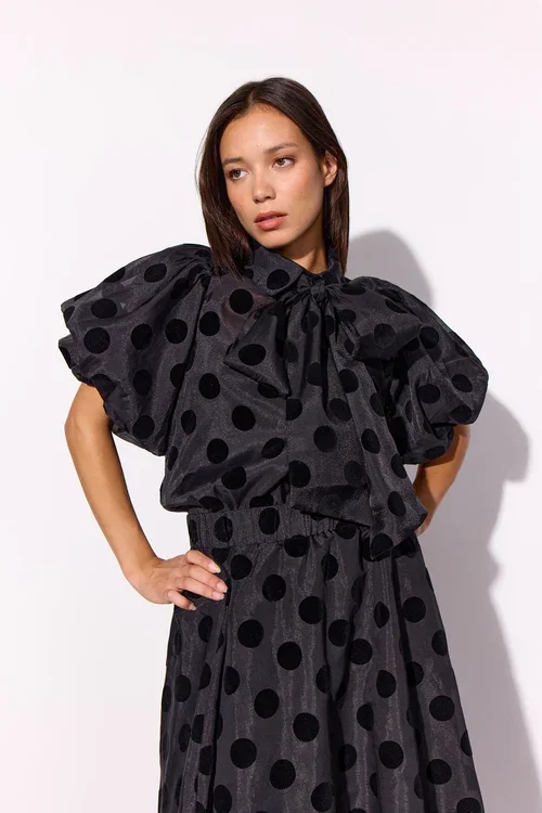 Bluse Bobby Dots Sort