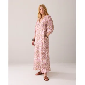 Kjole Lang med Botanisk print