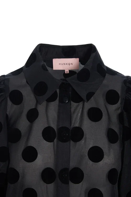 Bluse Bobby Dots Sort