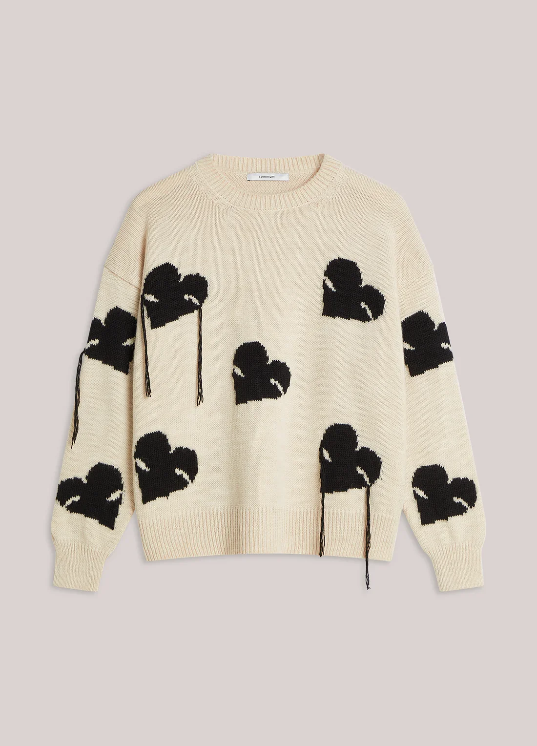 Bluse Boyfriend Jumper med Hjerter