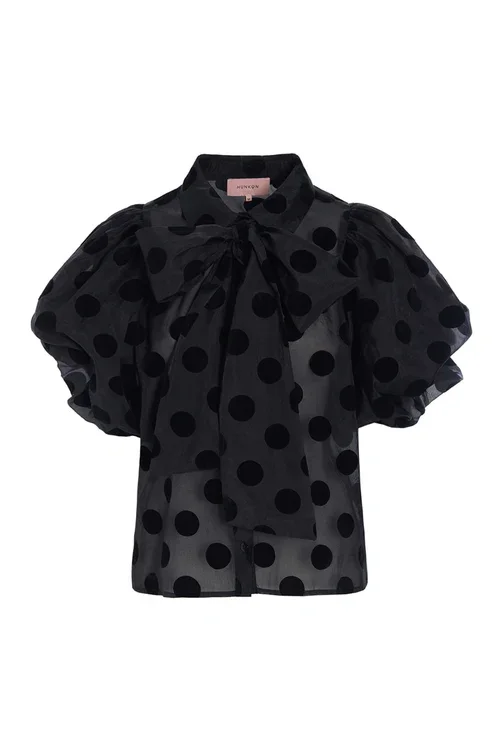 Bluse Bobby Dots Sort