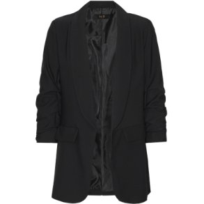 Blazer jakke By B Sort S-XL