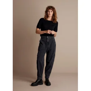 Bukser Cargo Sort Denim