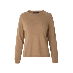 Bluse Linea Kashmir Sweater Camel