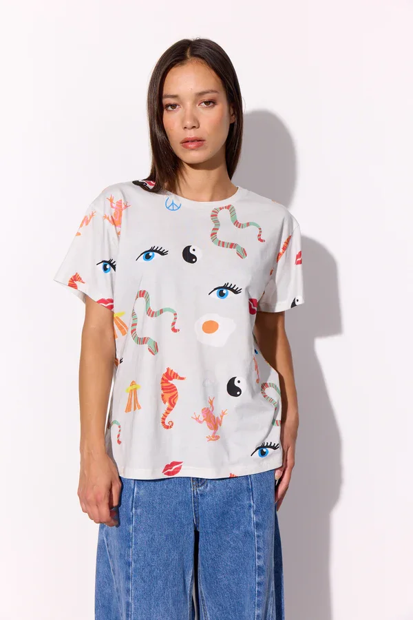 Bluse Trippy Tshirt Trippy Tales Art Print