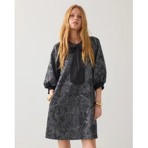 Kjole Jacquard Med Sljfe