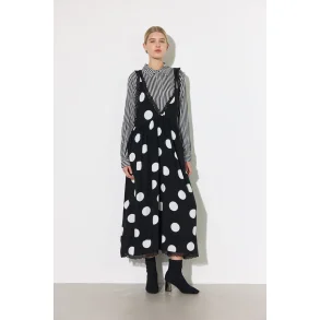 Kjole Vicky Big Dots Sort