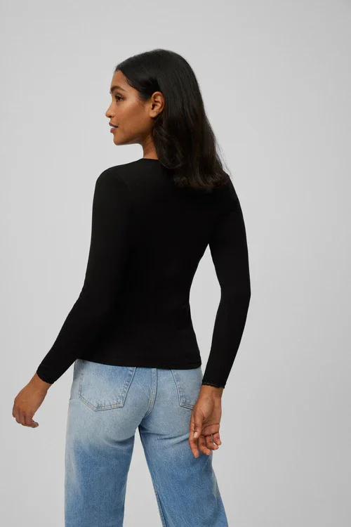 Bluse - Termo Lace - Sort