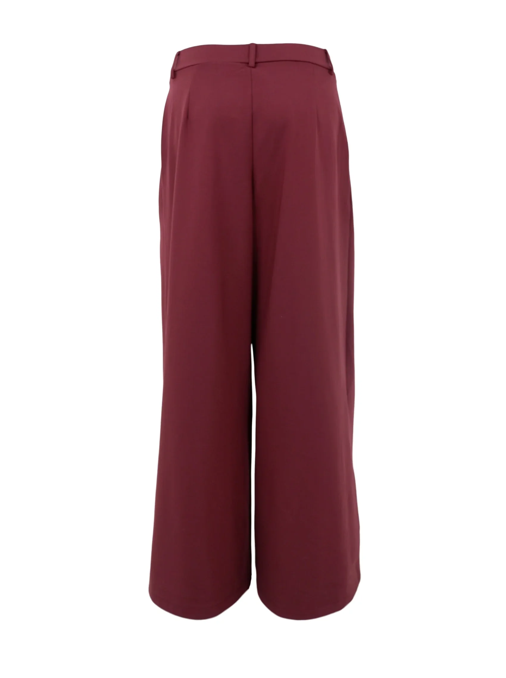 Bukser Davi Wideleg Plum