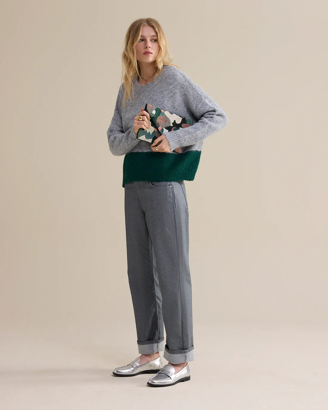 Bluse Duotone Boyfriend Jumper