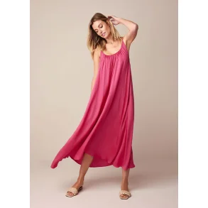 Kjole loose fitting trapeze Raspberry Pink