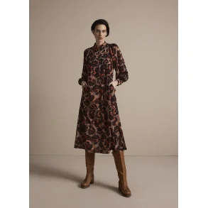 Kjole med dyreprint Multifarvet