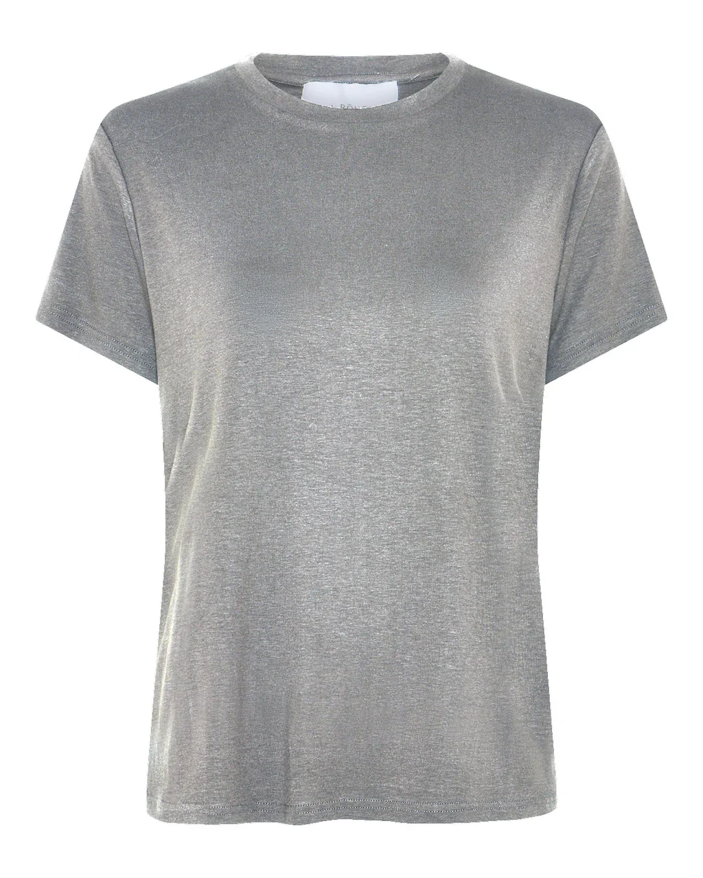 Bluse Line S/S Tshirt Light Grey Melange