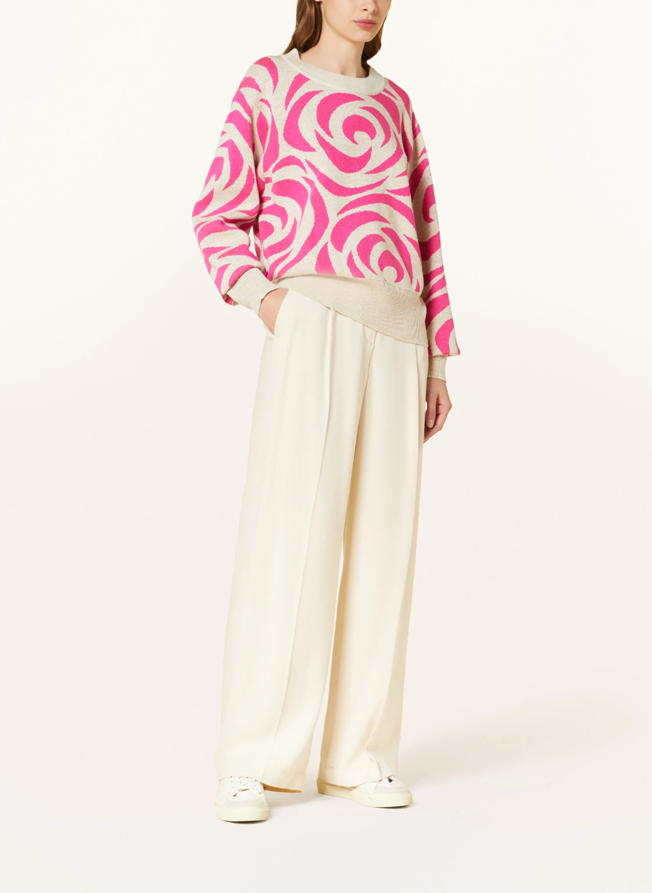 Bluse Pink med glitter trd