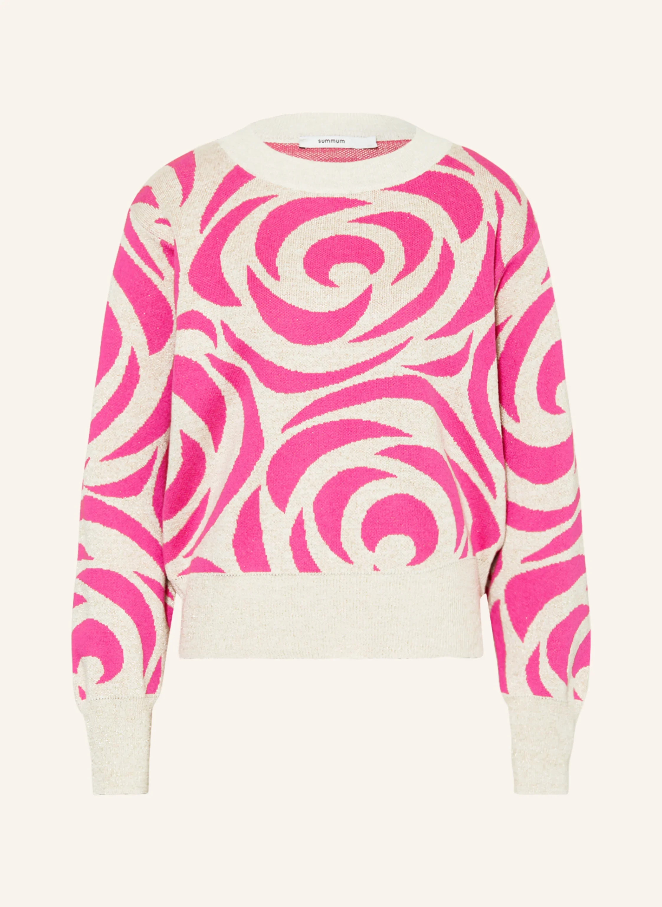 Bluse Pink med glitter trd