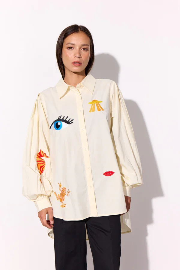 Skjorte Sasha Shirt Hvid