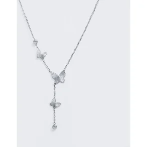 Halskde Buttterfly Y Stainless Steel