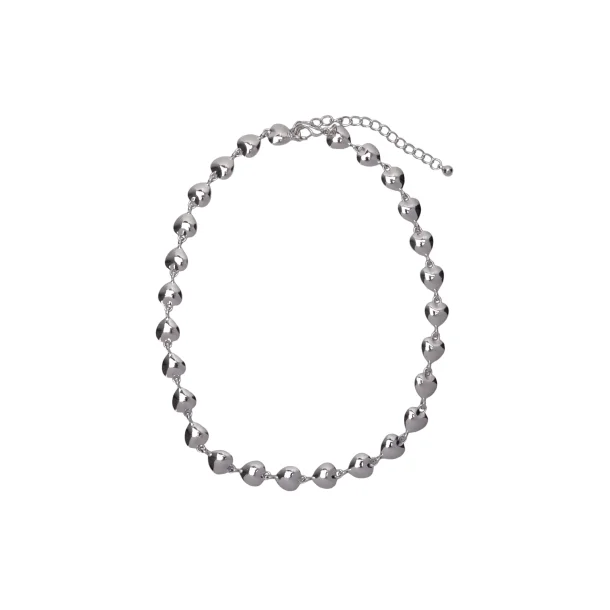 Halskde Alina Heart Silver Coloured