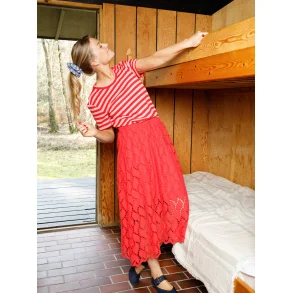 Nederdel Freya Cut Out Lace Skirt Rd