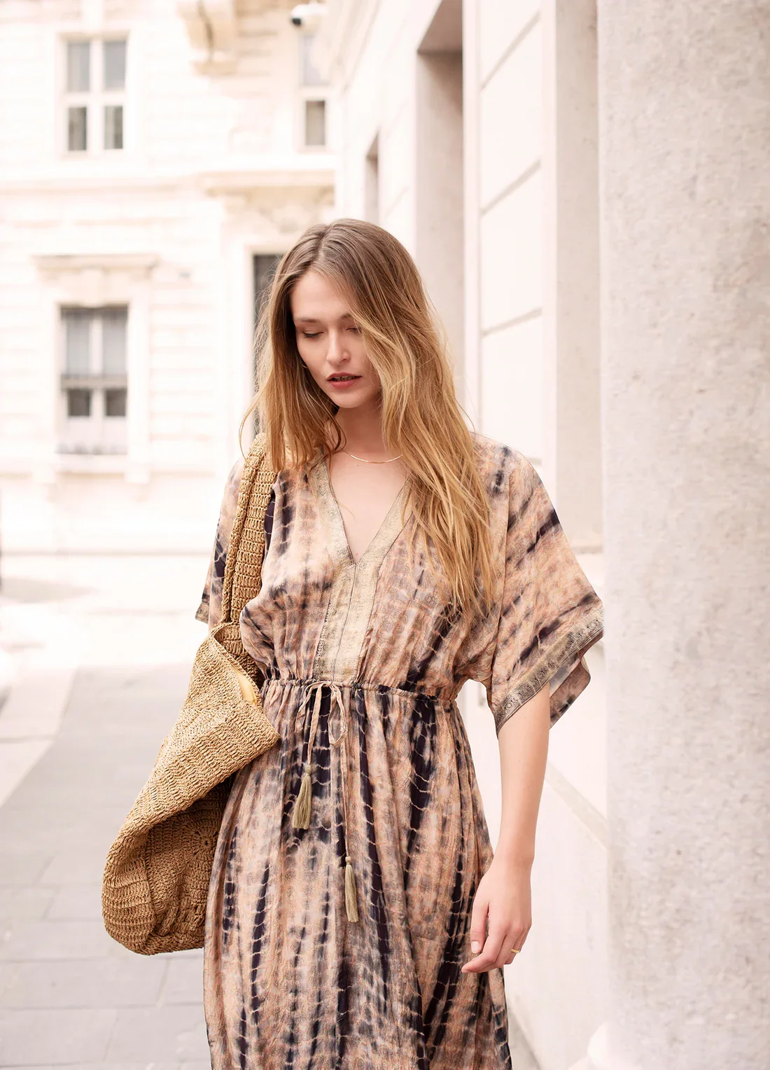 Kjole Maxi Kjole Tie/Dye