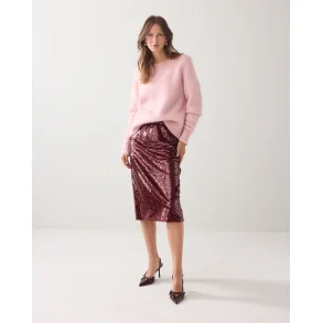 Nederdel Pailetter Merlot