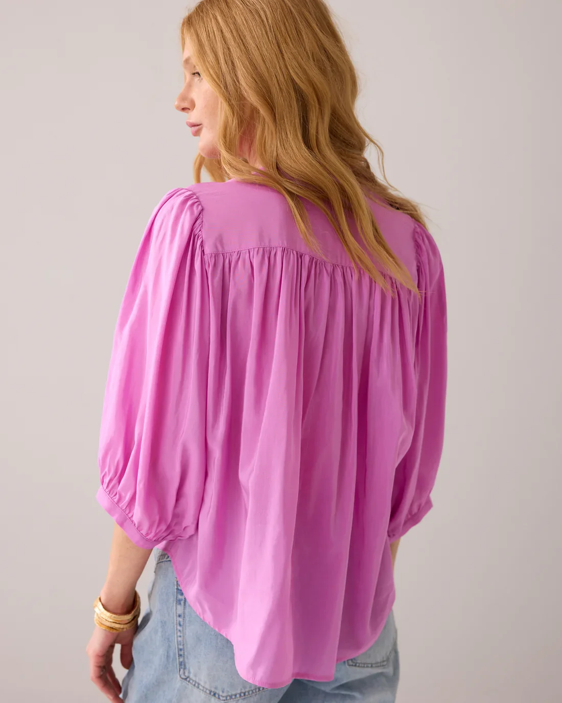 Bluse Luftig Wide-Fit