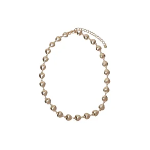Halskde Alina Heart Gold Coloured