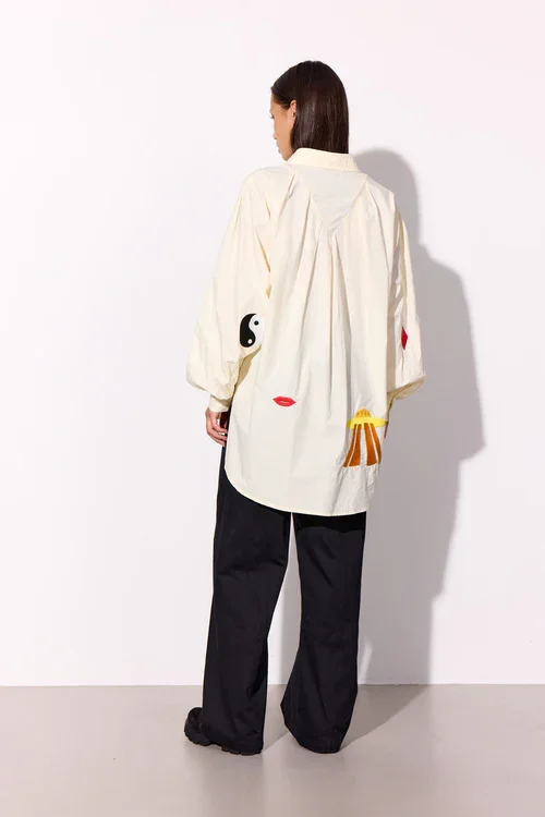 Skjorte Sasha Shirt Hvid