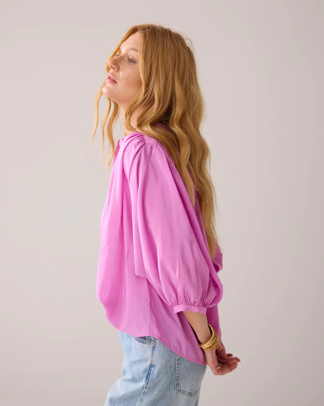 Bluse Luftig Wide-Fit