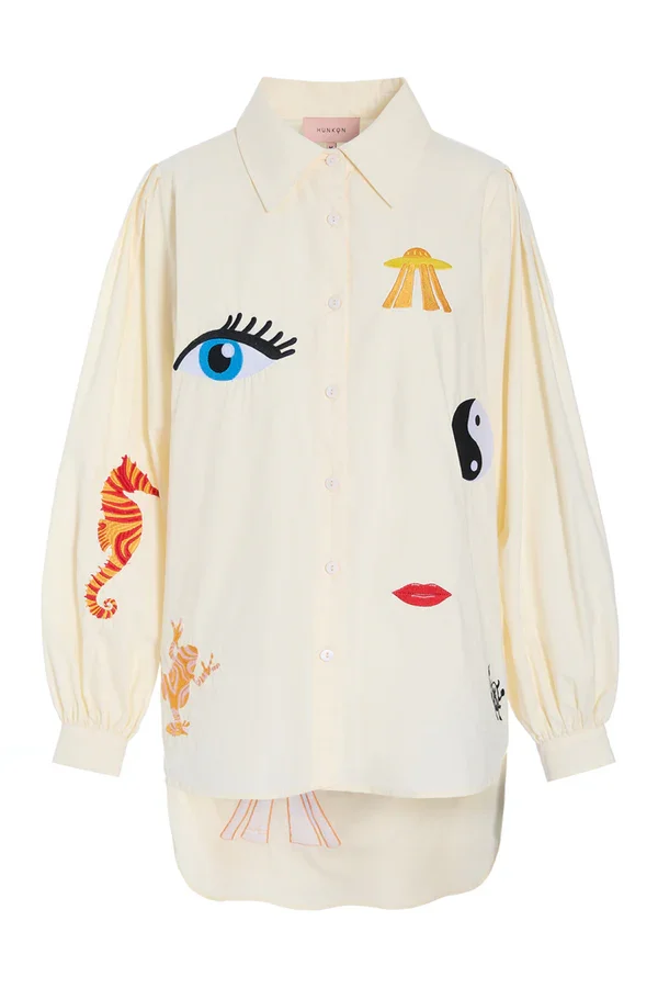 Skjorte Sasha Shirt Hvid