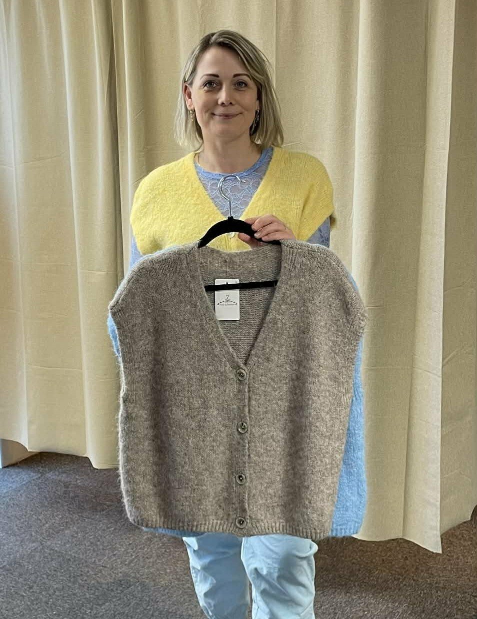 Vest - Strik - Flere farver