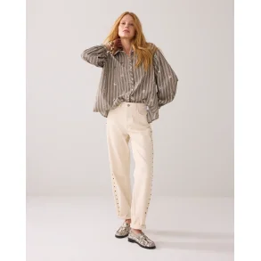 Bluse A-line med paillet detaljer