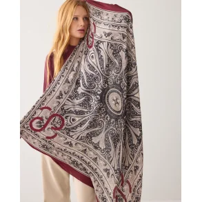 Trklde Satin Kvadrart Merlot