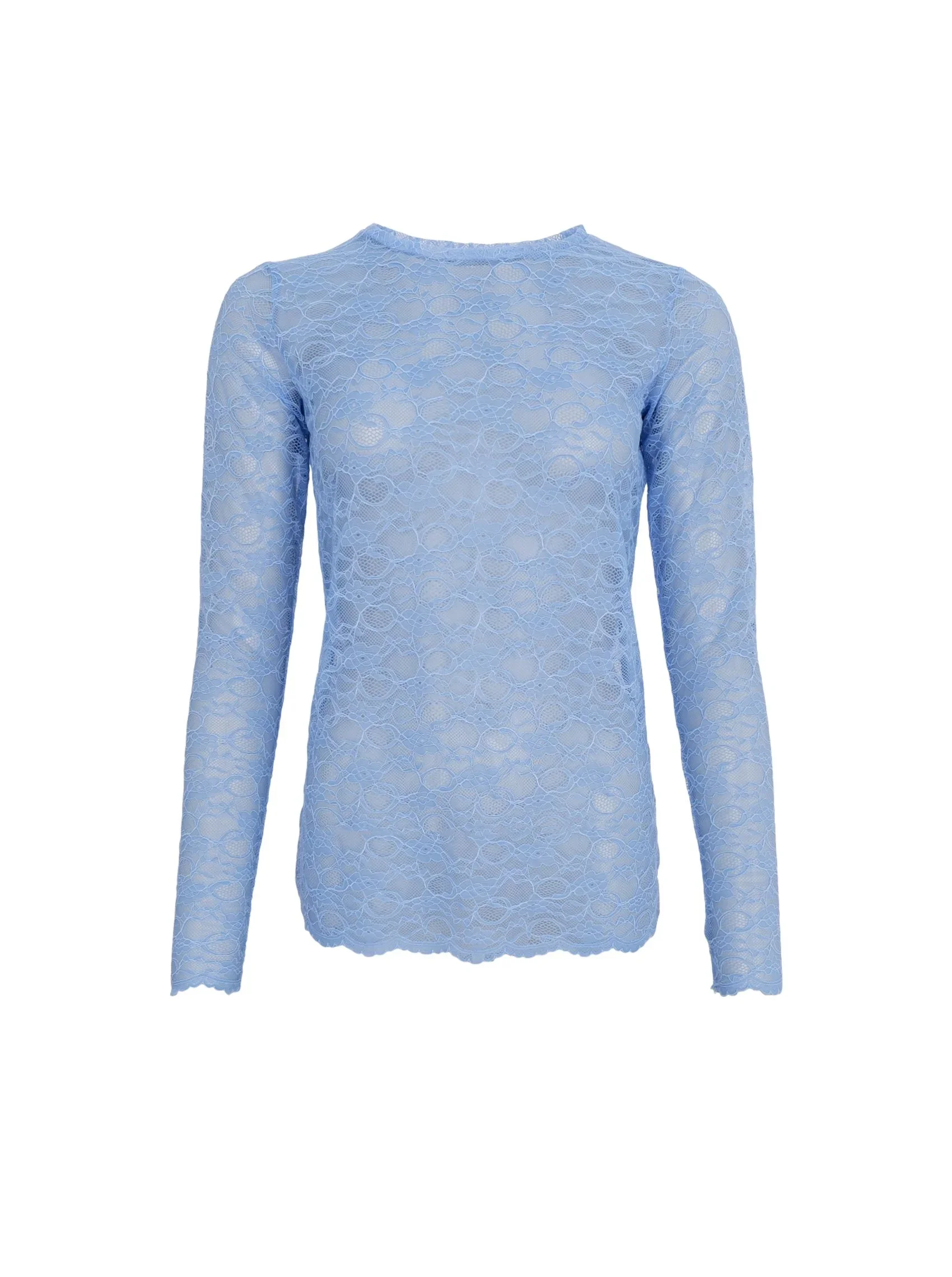 Bluse Eveline Lace Light Blue